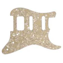 PICKGUARD FOR FENDER AMERICAN DELUXE STRATOCASTER CREAM PEARL