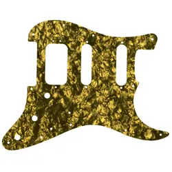 PICKGUARD FOR FENDER AMERICAN DELUXE STRATOCASTER GOLD PEARL