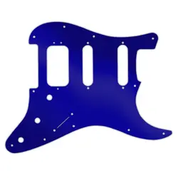 PICKGUARD FOR FENDER AMERICAN DELUXE STRATOCASTER BLUE MIRROR