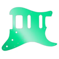 PICKGUARD FOR FENDER AMERICAN DELUXE STRATOCASTER GREEN MIRROR