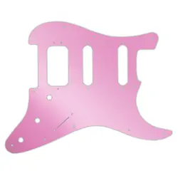 PICKGUARD FOR FENDER AMERICAN DELUXE STRATOCASTER PINK MIRROR