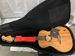 ACOUSTIC GUITAR FENDER HIGHWAY SERIES PARLOR ALL MAHOGANY NATURAL WITH GIG BAG