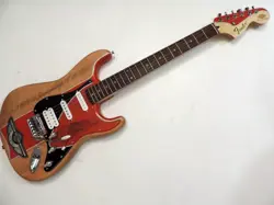 CUSTOM FENDER STRATOCASTER HARLEY DAVIDSON SCREAMIN EAGLE 100TH ANNIVERSARY