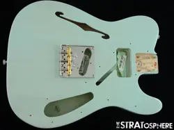FENDER AMERICAN PROFESSIONAL II TELE THINLINE BODY + HARDWARE ASH DAPHNE BLUE