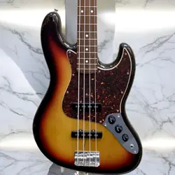 FENDER JAPAN JB62 JAZZ BASS, ROSEWOOD, MAPLE NECK, SOFT CASE, USED