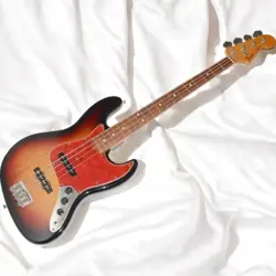 FENDER JAPAN JB62-58 JAZZ BASS ELECTRIC GUITAR WITH SOFT CASE - USED