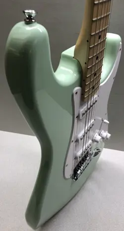 SQUIER STRATOCASTER BY FENDER 6 STRING ELECTRIC GUITAR SURF GREEN