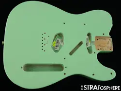 FENDER AV II AMERICAN VINTAGE 1963 TELECASTER BODY 63 TELE ALDER SURF GREEN.