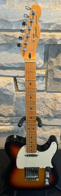 2008  FENDER STANDARD TELECASTER  - BROWN SUNBURST W/STRAP & HARD CASE EXCELLENT