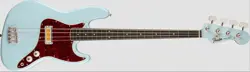 FENDER GOLD FOIL JAZZ BASS, EBONY , SONIC BLUE