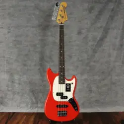FENDER MEXICO / PLAYER II MUSTANG BASS PJ ROSEWOOD FINGERBOARD CORAL RED