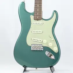 FENDER CS VINTAGE CUSTOM 1959 STRATOCASTER TC SHERWOOD GREEN METALLIC SN.R141782