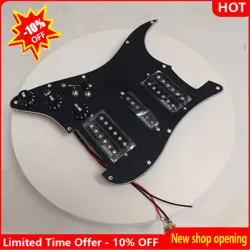 FOR FENDER LEFT HAND PREWIRED LOADED PICKGUARD COIL SPLITTING AINICO 5 PICKUPS