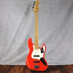FENDER MEXICO / PLAYER II JAZZ BASS MAPLE FINGERBOARD CORAL RED
