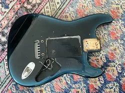 1991 FENDER STRATOCASTER PLUS GUITAR BODY BLUE PEARL DUST AMERICAN USA