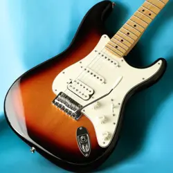 FENDER MEXICO PLAYER STRATOCASTER HSS 3 TONE SUNBURST - USED, GOOD CONDITION