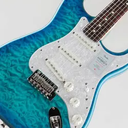 FENDER 2024 COLLECTION MADE IN JAPAN HYBRID II STRATOCASTER QUILT AQUAMARINE R