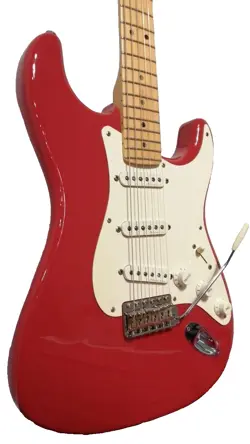 [FENDER] ERIC CLAPTON STRATOCASTER TORINO RED 2002 ELECTRIC GUITAR FROM JAPAN