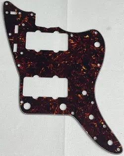 BROWN TORTOISE FOR FIT FENDER AMERICAN VINTAGE 62 JAZZMASTER GUITAR PICKGUARD