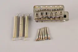 1979 VINTAGE FENDER STRATOCASTER BRIDGE 1970S USA STRAT ORIGINAL SCREWS, SPRINGS