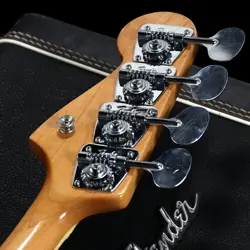 FENDER 1966 JAZZ BASS CANDY APPLE RED - VINTAGE ELECTRIC BASS - USED