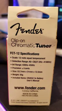 NEW FENDER CHROMATIC