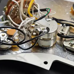 2015 FENDER USA STRAT HSS LOADED PICKGUARD SHAWBUCKER & FAT 50'S PICKUPS GUITAR