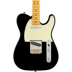 FENDER AMERICAN PROFESSIONAL II TELECASTER MAPLE FINGERBOARD GUITAR BLACK