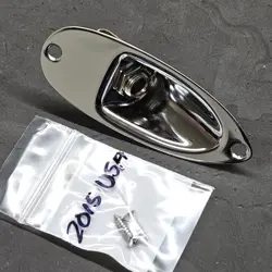 2015 FENDER USA STRATOCASTER OUTPUT JACK ASSEMBLY + SCREWS AMERICAN STRAT GUITAR