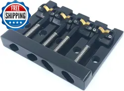 HIGH-MASS BASS BRIDGE FOR 5-BOLT FENDER - BLACK FINISH