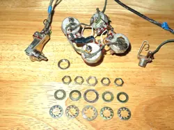 FENDER 1973 NICKEL TELECASTER DELUXE ELECTRONIC CONTROL POTS HARNESS