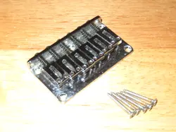 CHROME HARDTAIL GUITAR BRIDGE