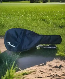 FENDER PADDED ELECTRIC GUITAR CARRY CASE GIG BAG SOFT SHELL BLACK 42