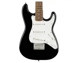 OPEN BOX SQUIER MINI STRAT - BLACK W/ LAUREL FINGERBOARD