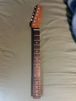 22 FRET ROASTED MAPLE TELE ELECTRIC GUITAR NECK ROSEWOOD FOR FENDER WITH TUNERS