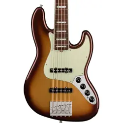 USED FENDER AMERICAN ULTRA JAZZ BASS V ROSEWOOD - MOCHA BURST