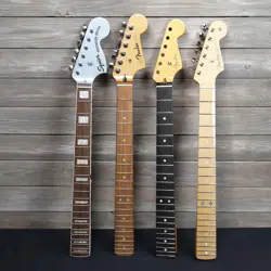 FENDER AMERICAN MEXICAN AND SQUIER NECK LOT ASSORTED DAMAGED NECK LOT