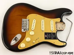 FENDER AMERICAN ULTRA II STRATOCASTER STRAT, LOADED BODY ALDER USA, ULTRABURST