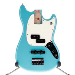 FENDER PLAYER II MUSTANG BASS AQUA BLUE FINISH FULLY LOADED BASS BODY
