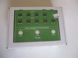 FENDER DUAL MARINE LAYER REVERB GUITAR EFFECTS PEDAL, IN BOX