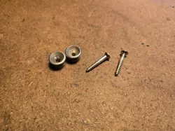 VINTAGE 1970'S FENDER GUITAR STRAP BUTTONS STRAT TELE MUSTANG 1975 1974 1976