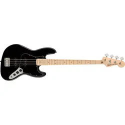 FENDER SQUIER AFFINITY SERIES JAZZ BASS, MAPLE FINGERBOARD, BLACK