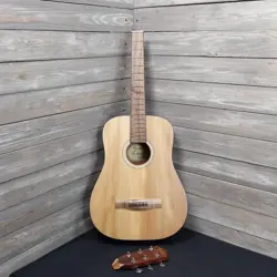 FENDER FA-15 STEEL 3/4 ACOUSTIC GUITAR AS IS CRACKED HEADSTOCK