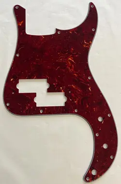 NEW GREAT- FOR FIT FENDER JAPAN PRECISION BASS GUITAR PICKGUARD  RED TORTOISE