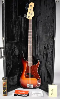 2013 FENDER AMERICAN STANDARD PRECISION BASS SUNBURST W/OHSC