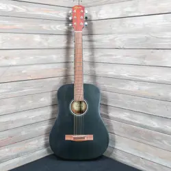 FENDER FA-15 ACOUSTIC GUITAR BLACK FINISH AS IS GREAT CONDITION!