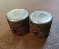 HEAVY AGED KNOBS FIT FENDER USA TELECASTER ESQUIRE PBASS 1960S FLAT TOP RELIC