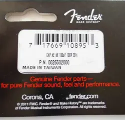 FENDER CAPACITOR