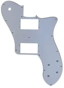 PICKGUARD FOR FENDER US '72 TELECASTER DELUXE REISSUE GUITAR 3-PLY-WHITE