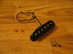 FENDER USA BLACK CUSTOM SHOP TEXAS SPECIAL STRATOCASTER NECK PICKUP